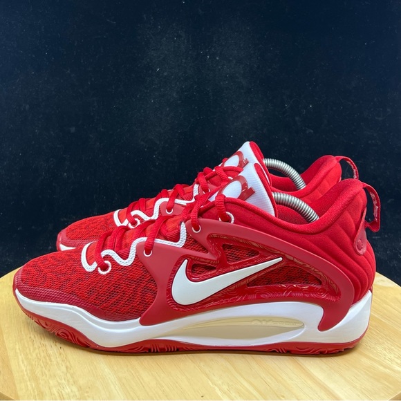 Nike KD15 TB Kevin Durant Basketball Shoes Gym Red DX6648-600 Men's Size 8.5 - Picture 7 of 10